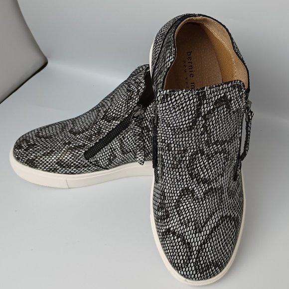 Bernie Mev dual-zip Boot WHARTON Leather Snakeskin-look Size 36 - Picture 4 of 14